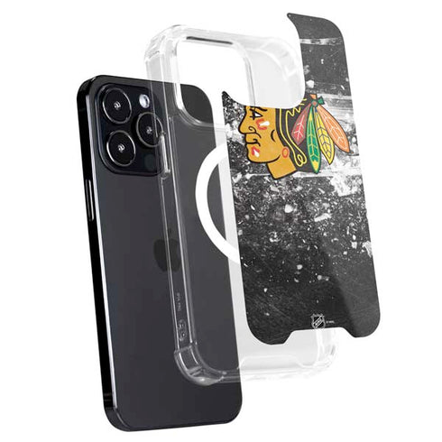 NHL Chicago Blackhawks Frozen iPhone 15 Pro MagSafe Case